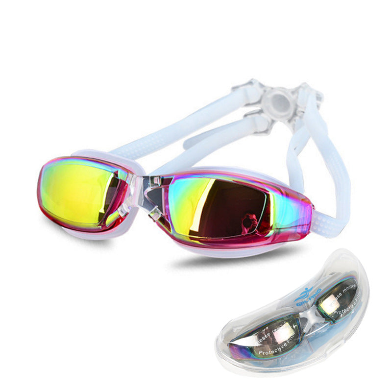 Professional Diving Goggles Set with Swim Cap and Glasses