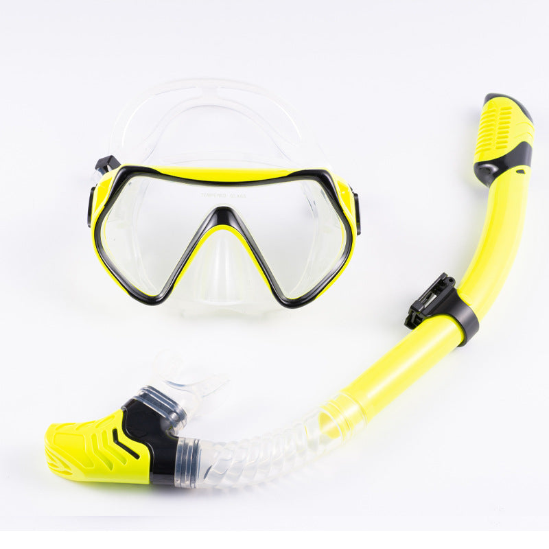 Adult Full Face Snorkel Mask and Breathing Tube Set