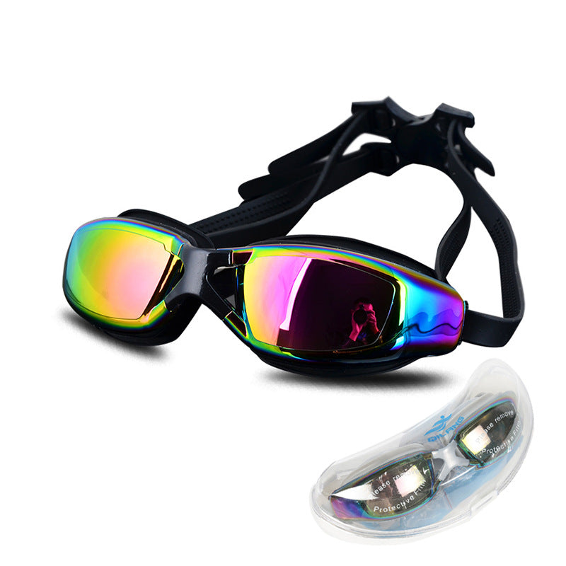 Professional Diving Goggles Set with Swim Cap and Glasses